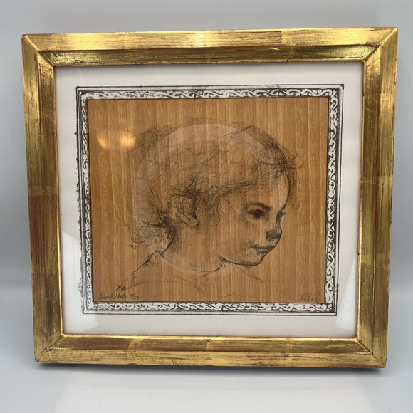 Edna Hibel Artist Proof Hand Penciled Signed Numbered 43/50...